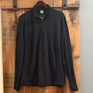Hugo Boss Black Quarter-Zip Long Sleeve Top